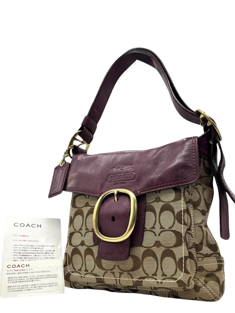 Coach Bleecker Soho Signature Jacquard Shoulder Bag